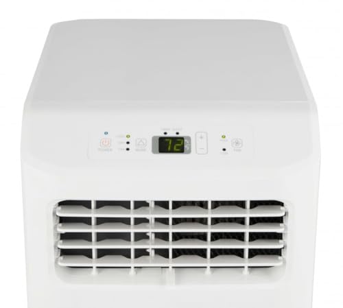 Image of Hisense Portable Air Conditioner 5000-BTU DOE (115-Volt) White Vented, Remote control, Cools 150-sq ft, 24 Hour Timer, 3-modes (Cooling, Fan, Dehumidifier), Noise Level dB 47 - AP0522CR1W (Renewed)