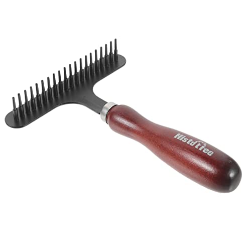 Abaodam Pet Grooming Comb for and Cats Handle Tool Fur Removal Brush Comfortable Grip for All Hair for Puppy Grooming and Reducing Shedding