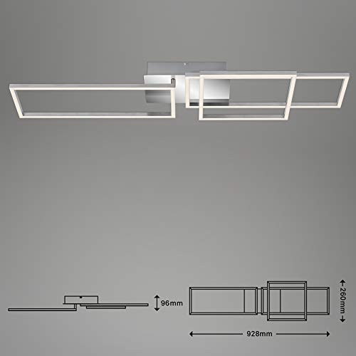 Lampe de plafond LED 43,8W Briloner éclairage intérieur 3000K