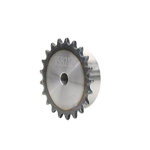 Bevel Gear Pinion Hardware Mechanical 05B 21 Teeth Sprocket Wheel Chain Gear Industrial 45# Steel Suitable for 05B Roller Chain