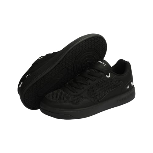 Image of Neeman's Remix Modish Sneakers for Men & Women | Retro Inspired Y2K Streetwear Unisex Casual Shoes | Breathable Knit Upper with Dual Density Cushioning | Lightweight Comfortable Lace- Up Footwear