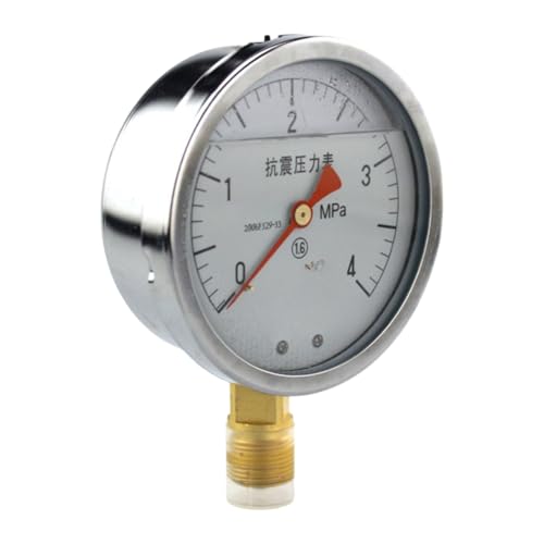 Manomètre résistant aux chocs 0-1 MPa pour mesure de pression hydraulique stable
