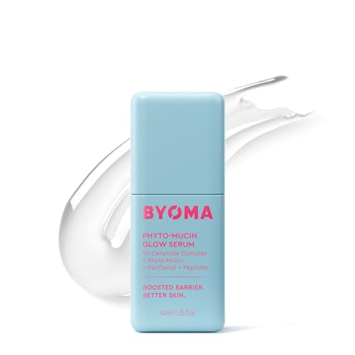 BYOMA Phyto-Mucin Glow Serum (40ml) Hydrating Mucin Face Serum - Plumps Primes and Nourishes with Barrier Boosting Formula for a Smooth Radiant Skin