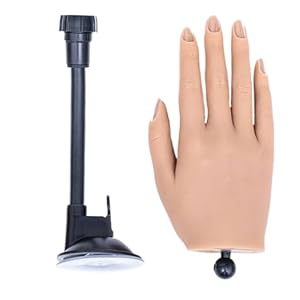 Practice Hand for Acrylic Nails Mannequins Hands for Nails Practice Nails Artificial Hand Nail Training Hand Nail Fake Hand Practice Hand for Acrylic Nails