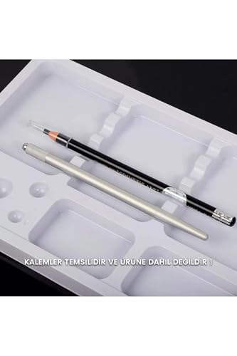 Kalıcı Makyaj İpli Kalem ve Microblading Çalışma Eğitim Makyaj Paleti