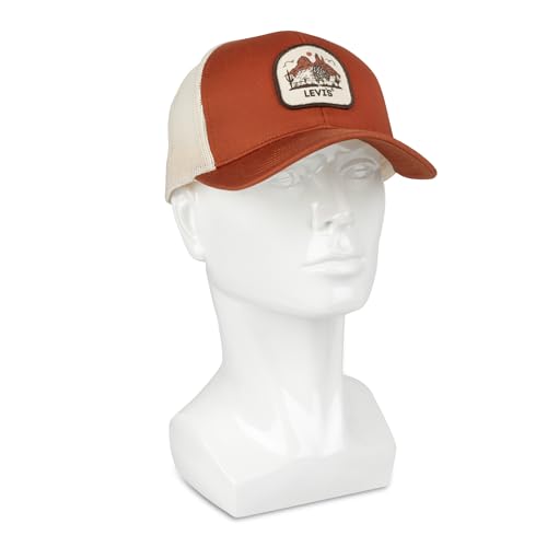 Image of Levi's Men's Classic Style Logo Trucker Hat - Adjustable Lightweight