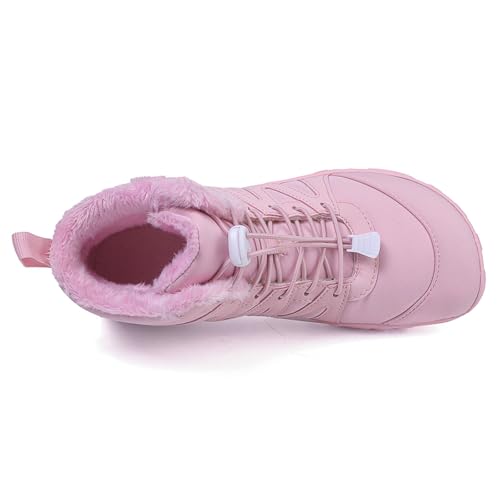 SECHRITE Hike Barefoot Shoes Womens Mens Winter Barefoot Boots Wide Toe Box Non-Slip Walking Boots Zero Drop Sole4