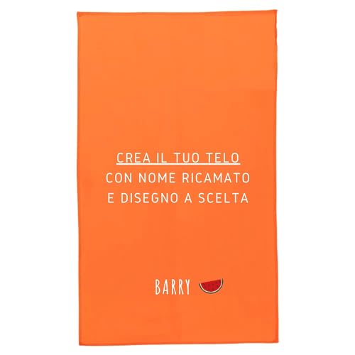Telo in Microfibra Personalizzato Grande 90x170cm | Adulto, Uomo,...