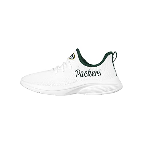 Image of FOCO NFL Womens NFL Team Logo White Athletic Shoes Sneakers