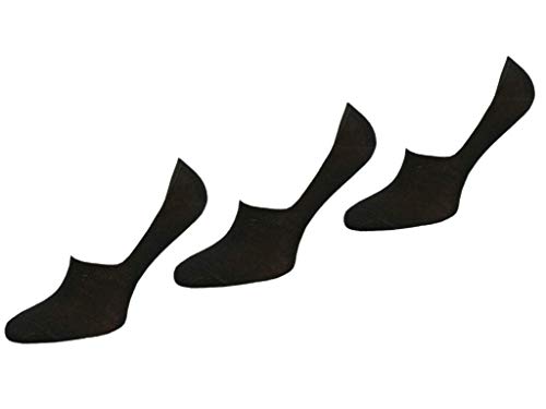 Men Cotton No Show Socks – Soft, Breathable Dress Socks with Cotton Fibers (Pack of 3 or 6-pairs).