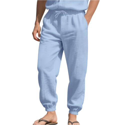 Mens Casual Pants Breathable Lightweight Loose Fit Athletic Trousers 68