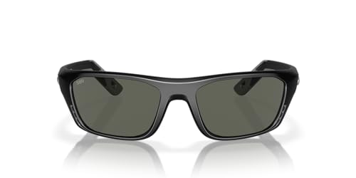 Costa Del Mar Whitetip Pro Sunglasses, Matte Black/Grey 580G, 57 mm