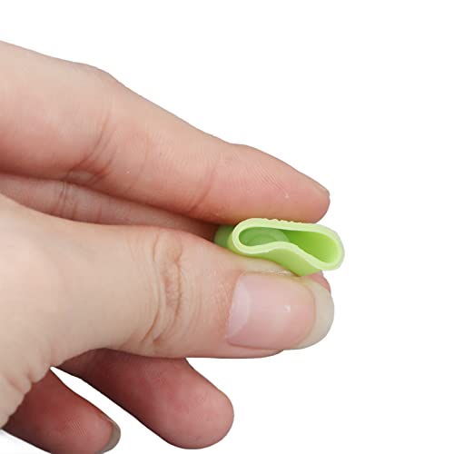 Disposable Tattoo Ink Cups, 300 Pieces, 12mm Silicone Pigment Color Containers, Green - Image 4