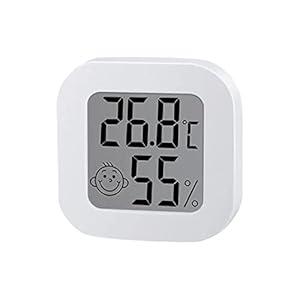 Digitale hygrometer, voor binnen, hygrometer, kleine thermometer, vochtmeter, monitor met temperatuur van -10 °C – 70 °C en luchtvochtigheid 10% RH-99% RH-sensor