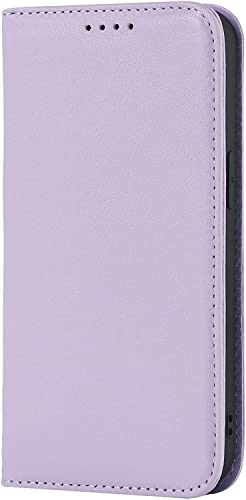 Étui en cuir véritable iPhone 13 Pro Max : protection luxe à rabat