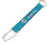 NFL Miami Dolphins Carabiner Lanyard Keychain