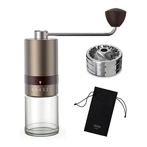 Manual Coffee Grinder AdjustCapacity 20g,Camping, Travel Cover