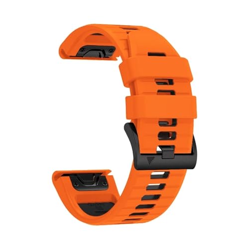 QuickFit 22mm 26mm VRc[g[Xgbv Fenix 7X 7 6X Pro Epix Pro Gen 2 47mm 51mm//Fenix 6Pro 5X 5Plus vohƌ݊܂(Orange Black,Qu
