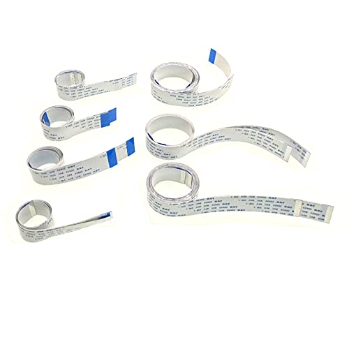 JZK 14 Piezas 30 cm 40 cm 50 cm 60 cm 100 cm 150 cm 200 cm Cable FFC de 15 Pines, Cable Plano Flexible, Cable de extensión de cámara pi Largo para cámara Raspberry Pi