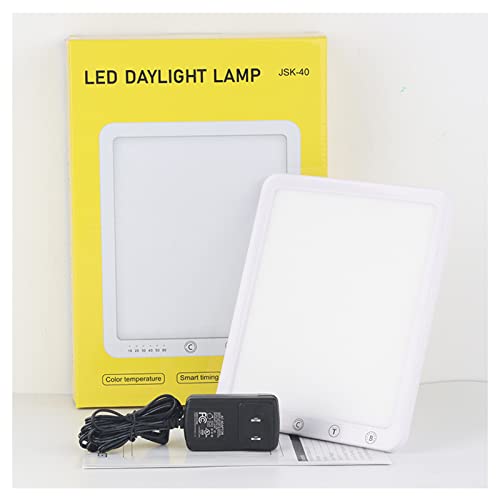 SAD Lamp, 15000 Lux Light Therapy Lamp, with 3 Color Modes & 3000K-6500K, 5 Brightness Levels, 6 Timer Settings, Full Spectrum Sad Lamps for Depression,White SAD Lamp, 15000 Lux Light Therapy Lamp, with 3 Color Modes & 3000K-6500K, 5 Brightness Levels, 6 Timer Settings, Full Spectrum Sad Lamps for Depression,White