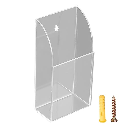 HERCHR Remote Control Holder Wall TV Remote Holder Clear Acrylic TVremote Media Player Controller Organiser Caddy Box Organizer for Air Conditioner TV - Cosy Home Interiors HERCHR Remote Control Holder Wall TV Remote Holder Clear Acrylic TVremote Media Player Controller Organiser Caddy Box Organizer for Air Conditioner TV - Image 9