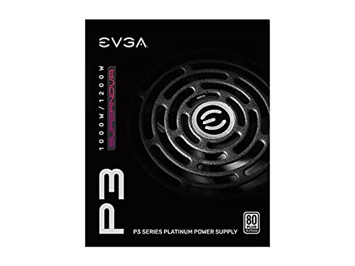 Image of EVGA Supernova 1000 P3, 80 Plus Platinum 1000W, Fully Modular, Eco Mode with FDB Fan, Includes Power ON Self Tester, Compact 180mm Size, Power Supply 220-P3-1000-X1