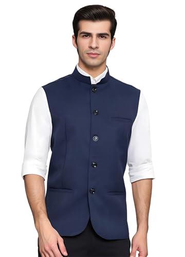 ROCKSY, Nehru Jacket, Bandi Modi Koti for Men, Cotton Waistcoat f...