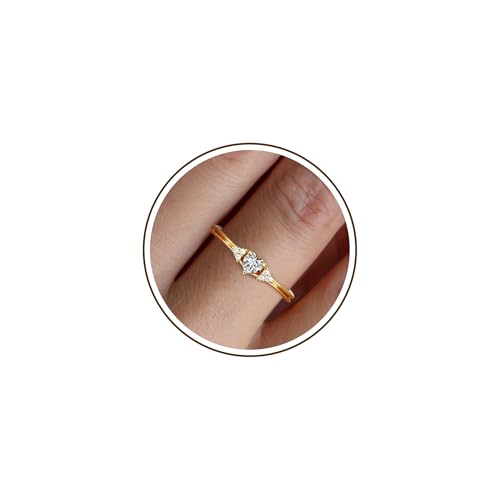 Birthstone Rings for Women Adjustable Non Tarnish Gold Rings Mothers Day Birthday Gift for Mom Daughter 1-12 Months Birthstone Ring Size 5-10# Graduation Christmas Jewelry