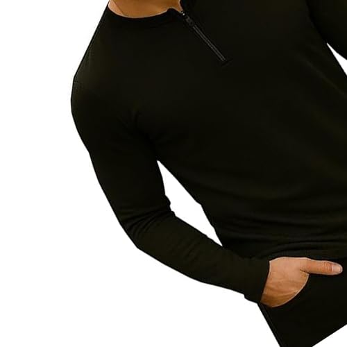 Image of RodZen Men's Cotton Blend Full Sleeve Solid Henley T Shirts