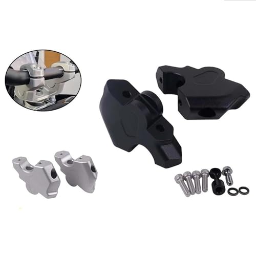 Elevador de Manillar Negro para Moto BMW R1300GS Adventure 2025 2