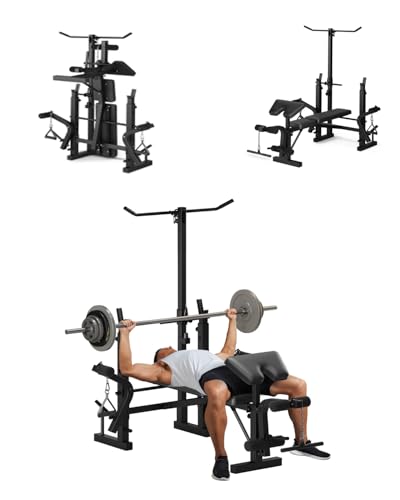 7-in-1 Foldable Olympic Weight Bench