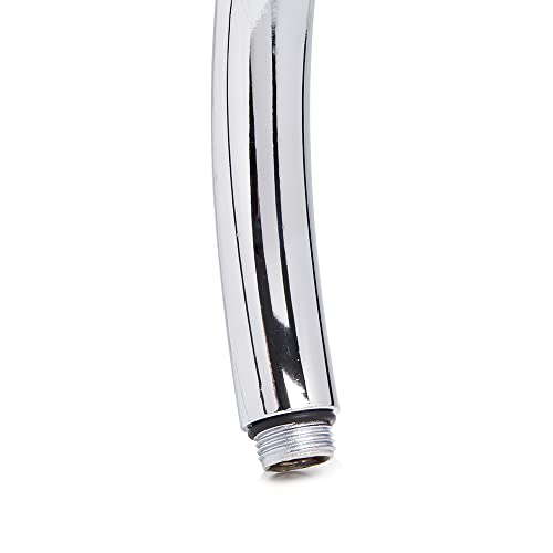 wilko 6 Function Chrome Effect Shower Head with Shower Hose, Eco Spray, Outer Spray, Inner Spray, Full Body Spray