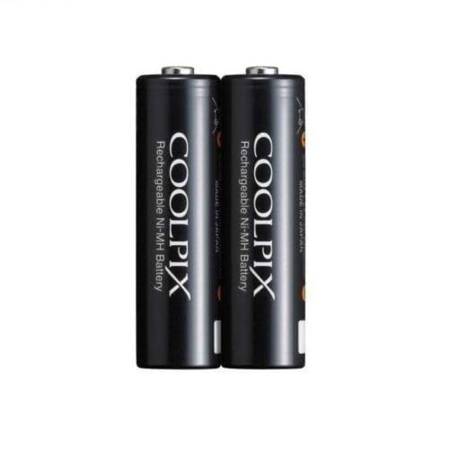 Image of Compatible with Nikon EN-MH2-B2 1.2V min.2300mAh Rechargeable Batteries - Camera Battery - for Coolpix L19, L20, L30, L32, L330, L620, L830, L840 (Pack of 2)