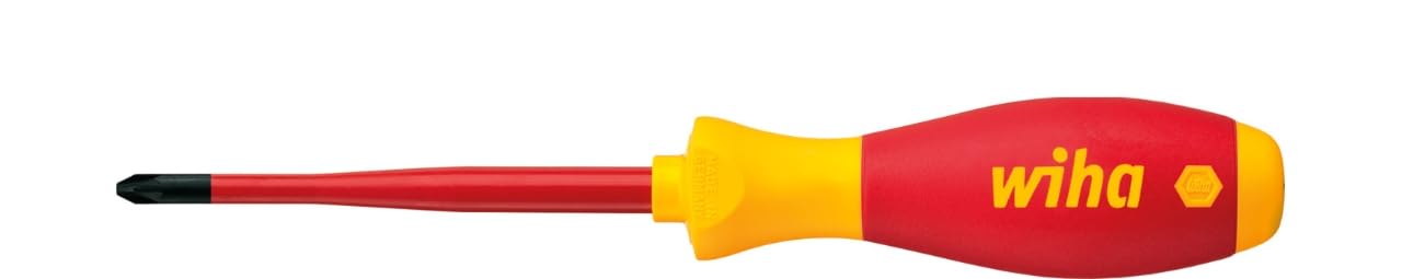 Wiha 35395 Pozidriv PZ1 80MM Screwdriver SoftFinish Electric SlimFix