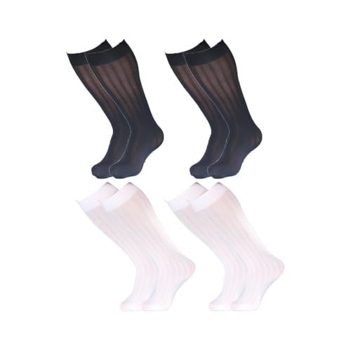 Chaussettes ultra fines homme en soie translucide et respirante