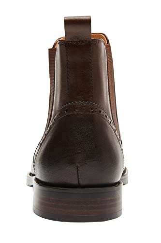 Santimon Men's Chelsea Boots Leather Formal Dress Boots For Men Business Casual Wingtip Ankle Boots4