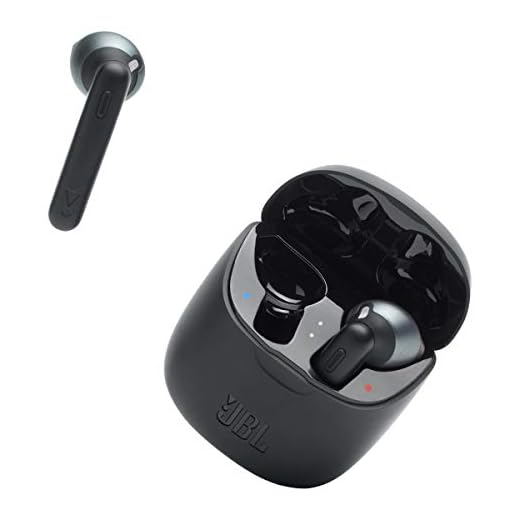 JBL Tune 225TWS True Wireless Earbud Headphones - JBL Pure Bass Sound, Bluetooth, 25H Battery, Dual Connect, Native Voice Assistant (Black)