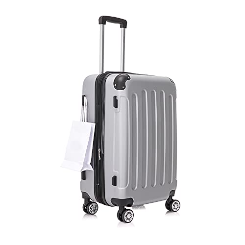 1990s Maletas de Viaje Medianas Extensibles Maleta Mediana expandible 66cm 23kg semirígidas Cierre combinación Ganchos Exteriores con 2 años de garantía