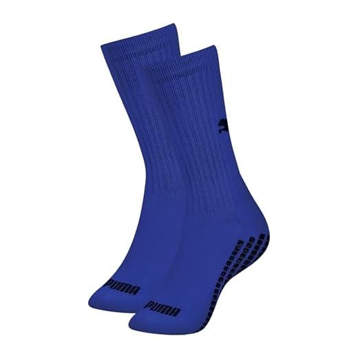 PUMA Meia Esportiva Antiderrapante Corrida Poliamida Masculina Original, Azul Royal, 39-43