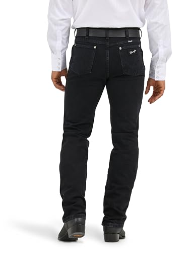 Wrangler Men's Cowboy Cut Silver Edition Slim Fit Boot Cut Jeans3