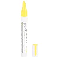 1 Stück Wasserdichter Professioneller Auto-Bleistift, Reifen-Lackstift, Markierungsstifte, Kfz-Reifenreiniger und Polituren, Anwendungen für die Meisten Pkw, LKWs, SUVs, für Gummi M (Gelb)