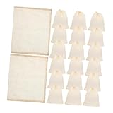 Garneck Lot De 30 Sachets À Soupe Avec Cordon De Serrage Pour Assaisonnement Thé Ragoût...