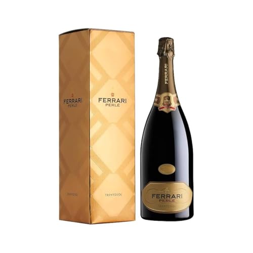 Ferrari Trento DOC Perlè 2018 Magnum, Spumante Millesimato Metodo Classico, Blanc De Blancs, Spumante Astucciato, 12,5% vol, 1,5L