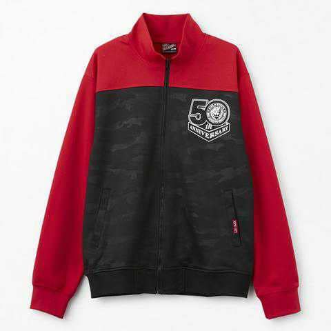 【5Lサイズ メンズ】 新日本プロレス ジャケット 50周年 ジャージのサムネイル