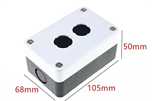 Amazon | uxcell 押しボタンスイッチ 22 mm 6穴 コントロール 