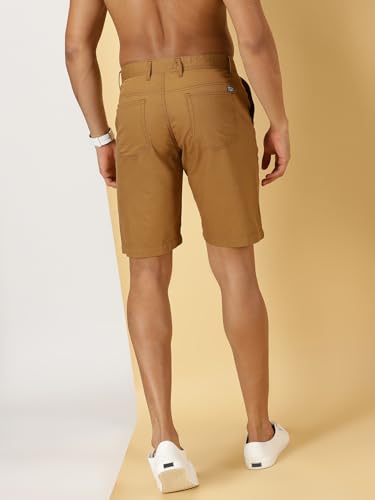 Image of Thomas Scott Men's | Solid | Chino Shorts | Regular Fit | Cotton Elastane | Above Knee | Casual Short