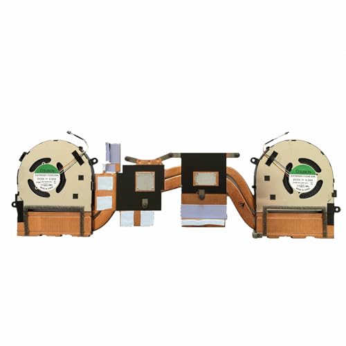 New Laptop Heatsink with Cooling Fan CPU GPU Replacement for Lenovo Yoga 9-15IMH5 Laptop 10th Gen Intel Processor Type 82DE P/N:5H40S19977 EG70050S1-1C030-S9A EG70050S1-1C040-S9A DC5V 0.5A