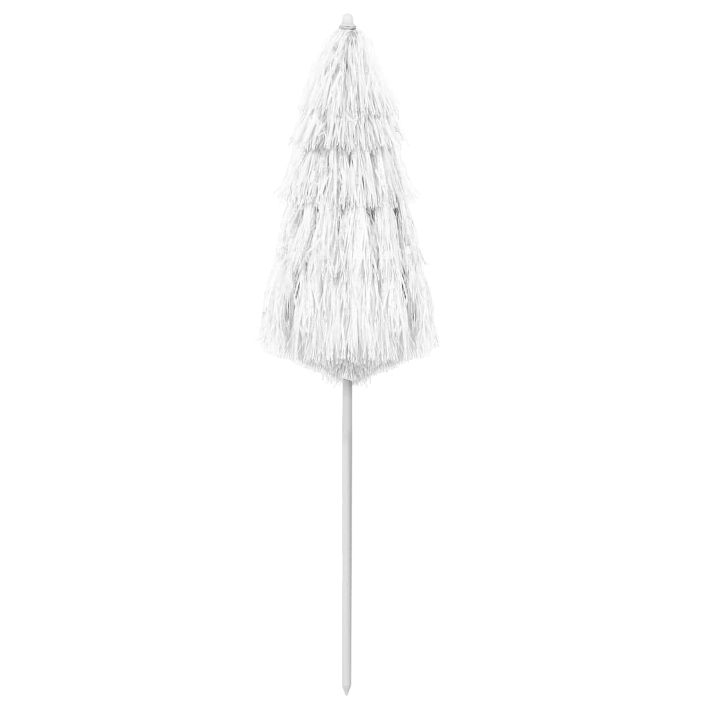 Parasol przeciwsłoneczny Hawaii, niebieski, odporny na promieniowanie UV, poliester, parasol plażowy z mechanizmem przechylania, na taras, do ogrodu, na zewnątrz