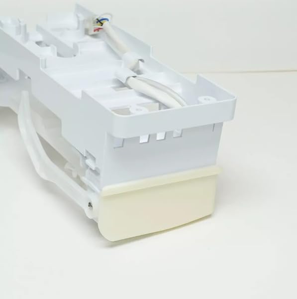 Generic Refrigerator Ice Maker Assembly, close-up of connection points