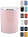 TIENDA EURASIA® Cubo de Basura 6L - ABS Plástico - Ø18,5 x 26 cm - Papelera Oficina o Baño (Rosa Pastel)